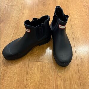 Hunter Black short Boots